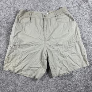 Columbia Shorts Womens 10 Cargo Hiking Stretch Elastic Waist Pockets Lightweight